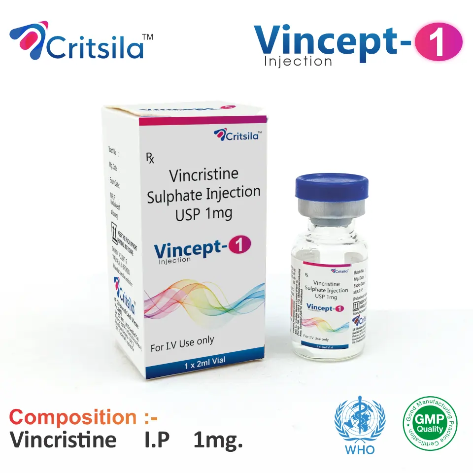 Vincristine 1mg Injection from Top Pharma Company in India